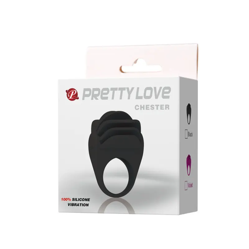 PRETTY LOVE - ANELLO VIBRATORE NERO CHESTER - immagine 9