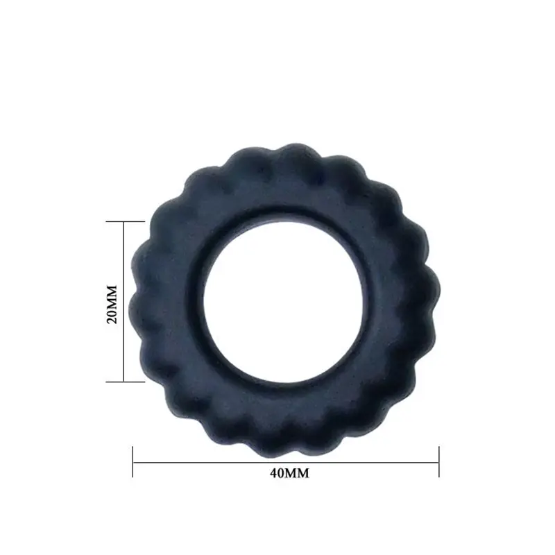 BAILE - COCKRING TITAN NERO 2 CM - immagine 9