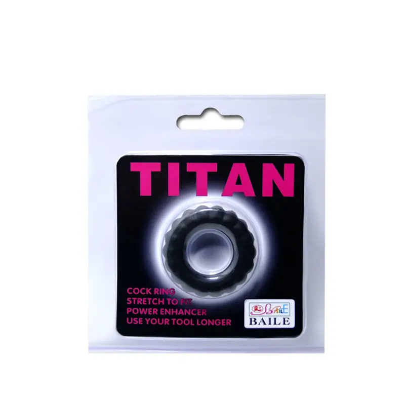 BAILE - COCKRING TITAN NERO 2 CM - immagine 10