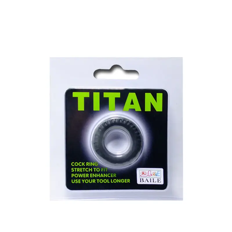 BAILE - COCKRING TITAN NERO VERDE 2 CM - immagine 10