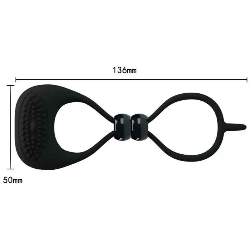 PRETTY LOVE - ANELLO DOPPIO PER PENE E TESTICOLI - immagine 6