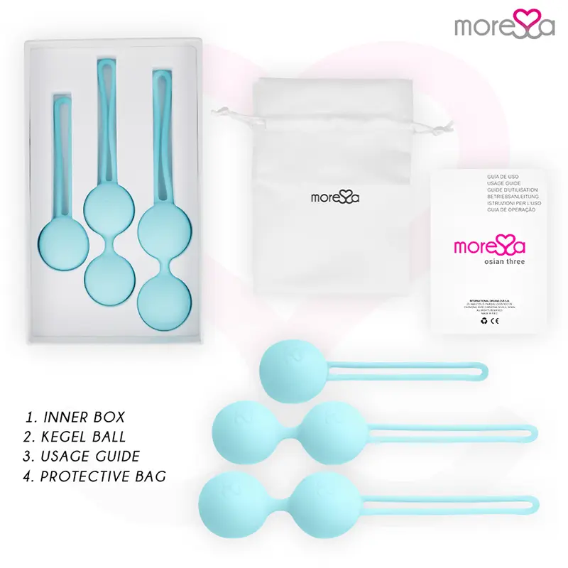 MORESSA - SET OSIAN PREMIUM IN SILICONE TURCHESE - immagine 6