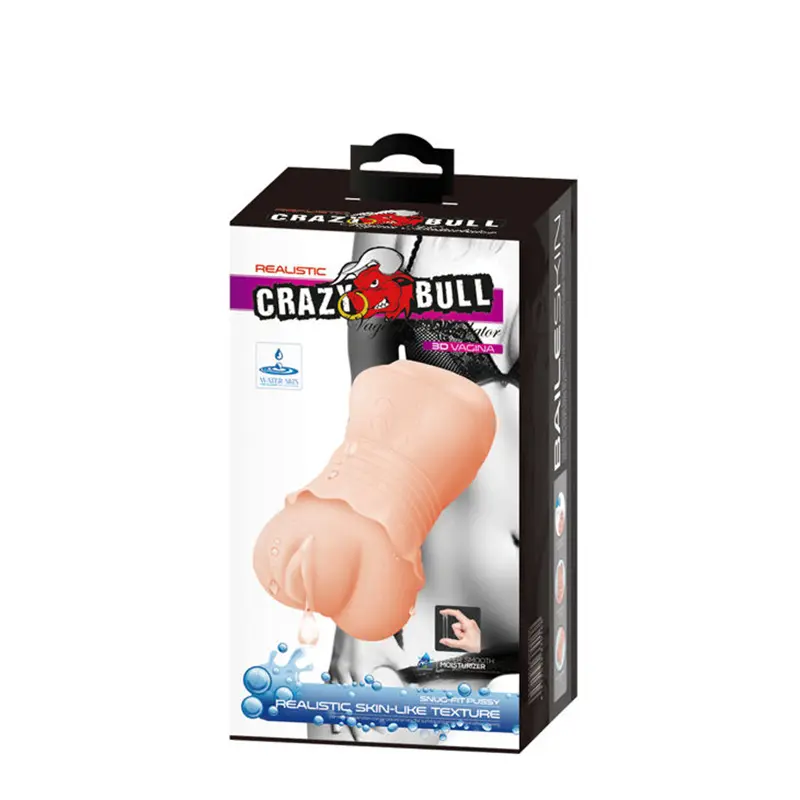 CRAZY BULL - MASTURBADOR PELLE ACQUA MODELLO VAGINA 2 - immagine 12