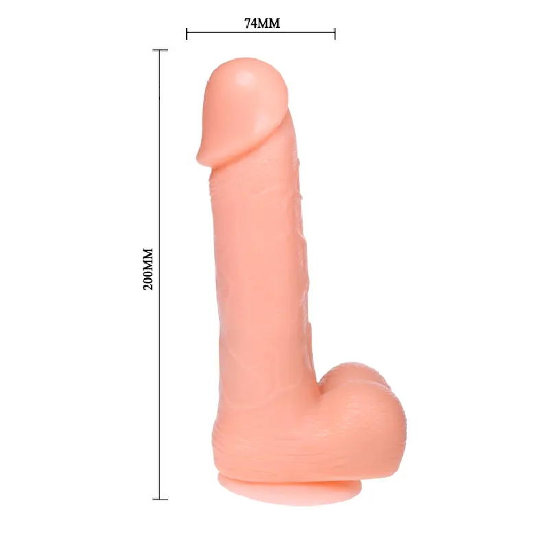 BAILE - DILDO DONG REALISTICO VIBRAZIONE E ROTAZIONE 20 CM - immagine 12