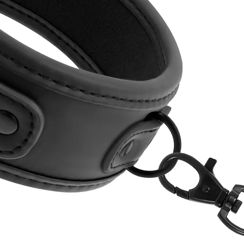 FETISH SUBMISSIVE - COLLANA A CATENA CON FODERA IN NOPRENE - immagine 11