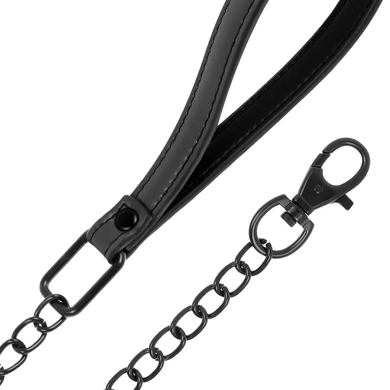 FETISH SUBMISSIVE - COLLANA A CATENA CON FODERA IN NOPRENE - immagine 21
