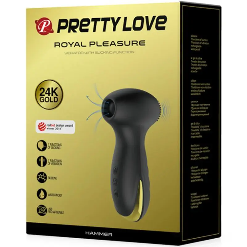 PRETTY LOVE - SMART HAMMER VIBRAZIONE E ASPIRAZIONE - immagine 6