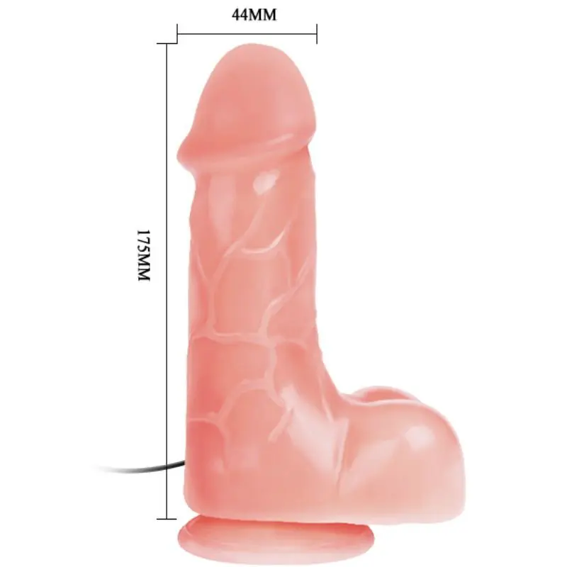 BAILE - VIBRATORE REALISTICO NATURALE BARBARA 22 CM - immagine 6