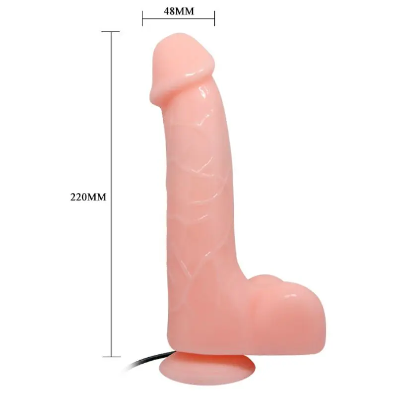 BAILE - VIBRATORE REALISTICO NATURALE BARBARA 22 CM - immagine 18