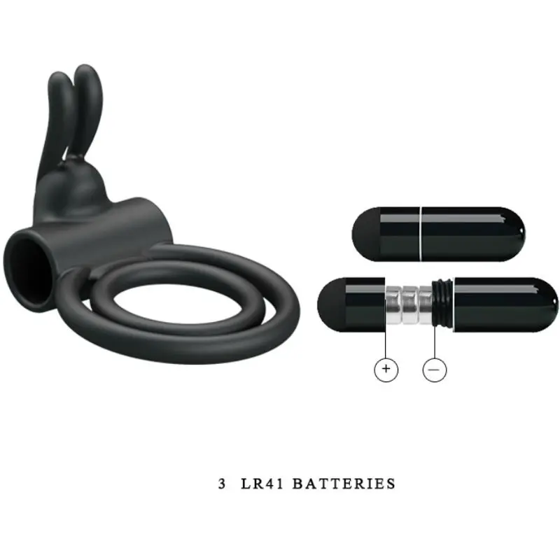 PRETTY LOVE - ANELLO VIBRATORE IN SILICONE OSMOND - immagine 14