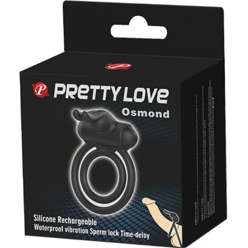 PRETTY LOVE - ANELLO VIBRATORE IN SILICONE OSMOND - immagine 15