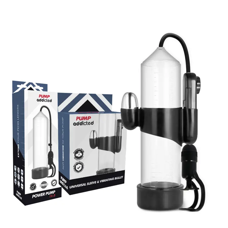 PUMP ADDICTED - VIBRATORE TRASPARENTE RX5 - immagine 4