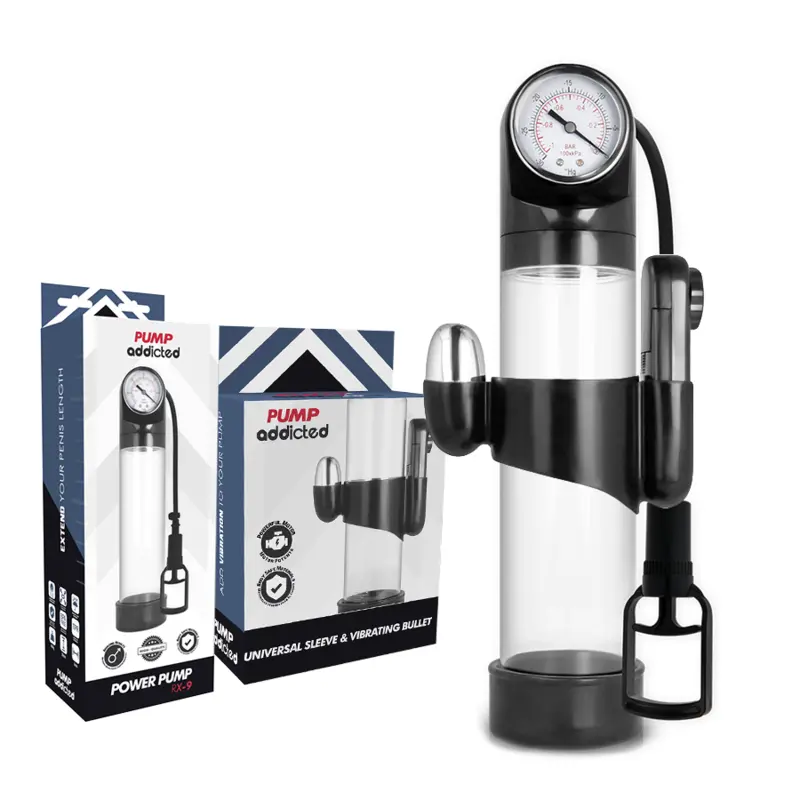 PUMP ADDICTED - VIBRATORE TRASPARENTE RX9 - immagine 4