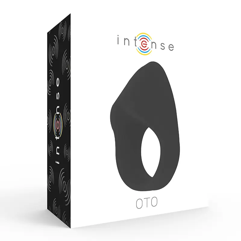 INTENSE - ANELLO VIBRATORE RICARICABILE OTO NERO - immagine 5