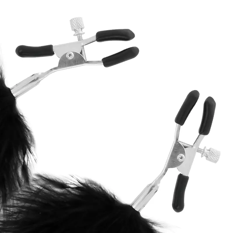 DARKNESS - MORSETTI PER CAPEZZOLI POM-POM 2 - immagine 2