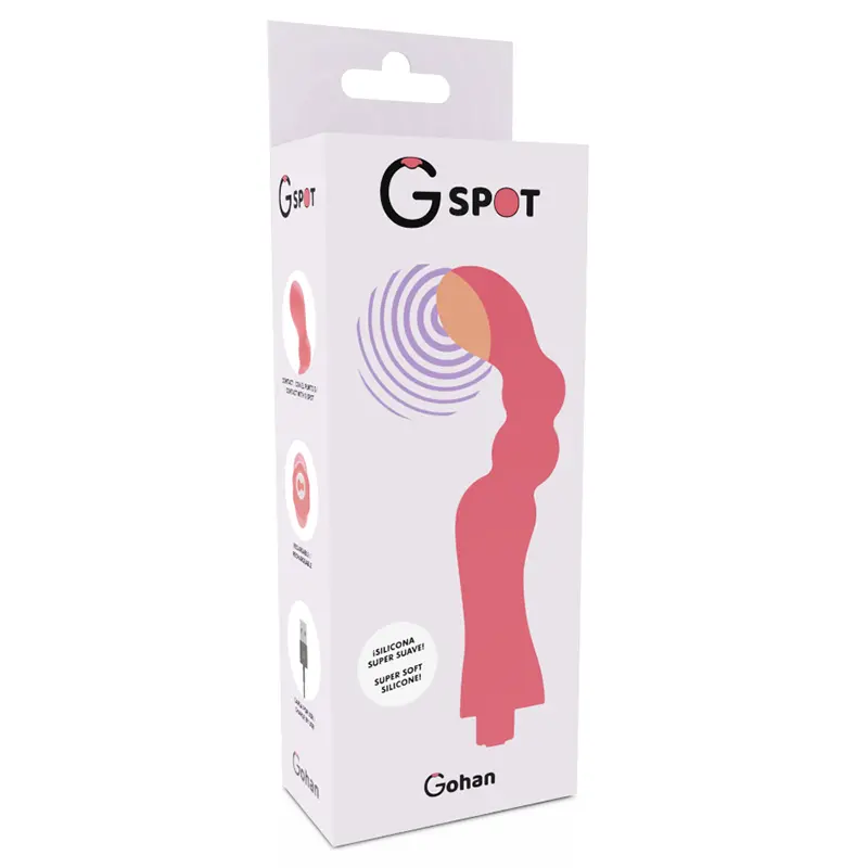 G-SPOT - VIBRATORE GOHAN G-SPOT ROSSO CHIARO - immagine 10