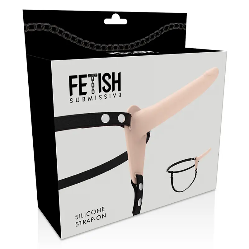 FETISH SUBMISSIVE HARNESS - SILICONE FLESH 15 CM - immagine 10