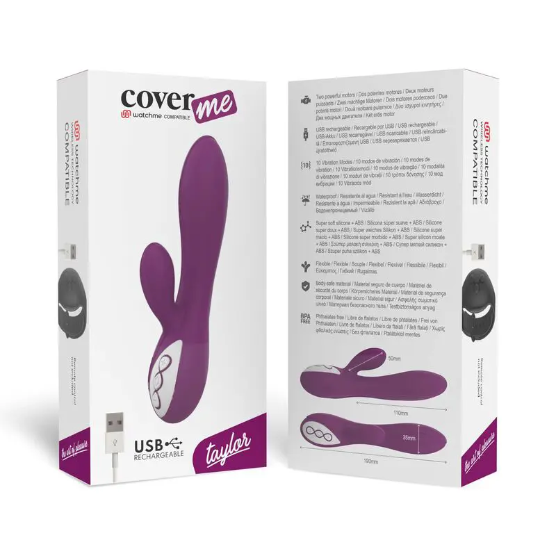 COVERME - VIBRATORE TAYLOR COMPATIBILE CON LA TECNOLOGIA WIRELESS WATCHME - immagine 6