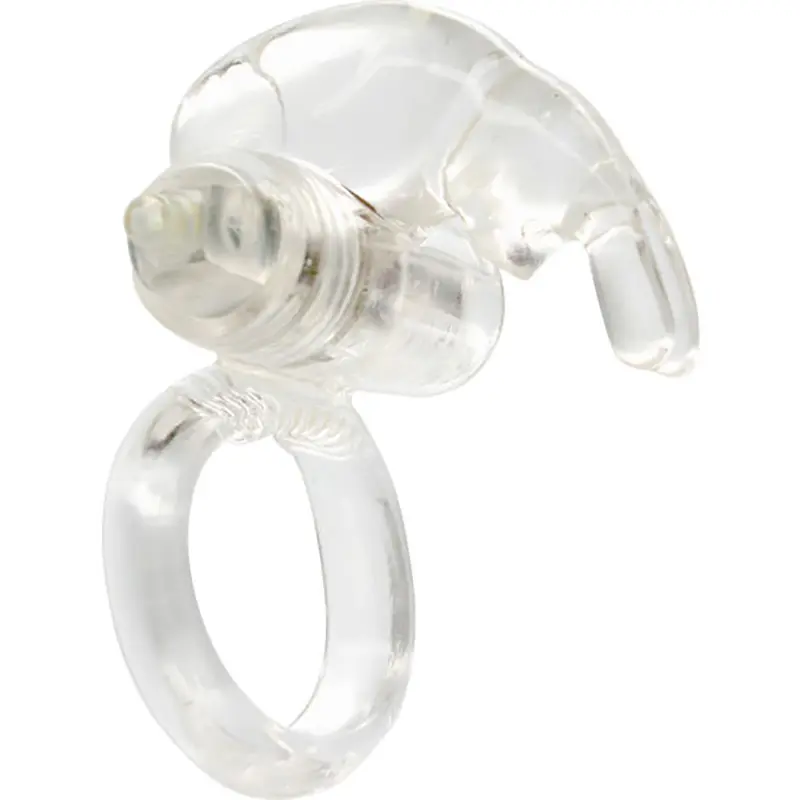 SEVEN CREATIONS - ANELLO VIBRATORE IN SILICONE TRASPARENTE - immagine 3