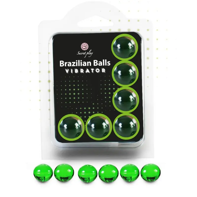 SECRETPLAY - SET 6 VIBRATORI PER PALLINE BRASILIANI - immagine 2