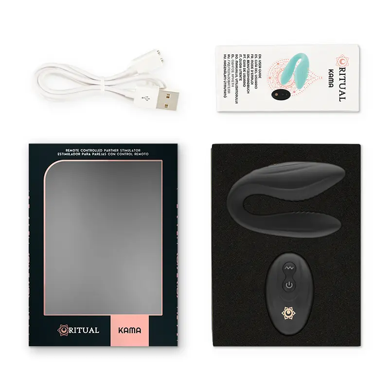 RITHUAL - TELECOMANDO KAMA PER COPPIE AZABACHE - immagine 7