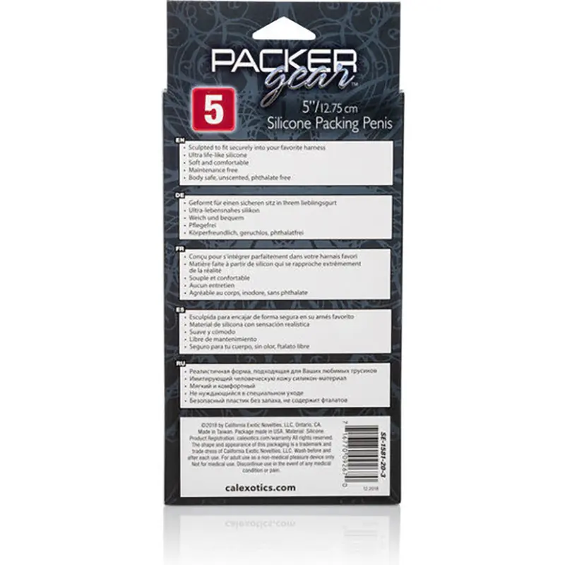 CALEXOTICS - IMBALLAGGIO IN SILICONE PENE 12.75 CM CARNE - immagine 2