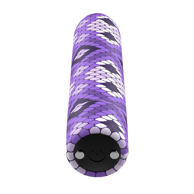CUSTOM BULLETS - RECHARGEABLE SNAKE PURPLE MAGNETIC BULLET 10V - immagine 8