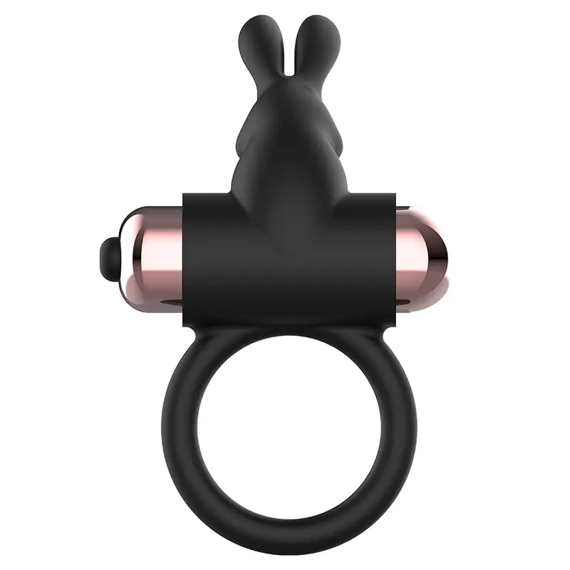 COQUETTE CHIC DESIRE - ANELLO DA CAZZO CON VIBRATORE NERO/ORO - immagine 2