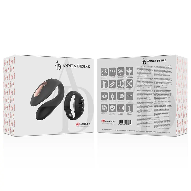 ANNE'S DESIRE - DUAL PLEASURE TECNOLOG A WATCHME NERO - immagine 7