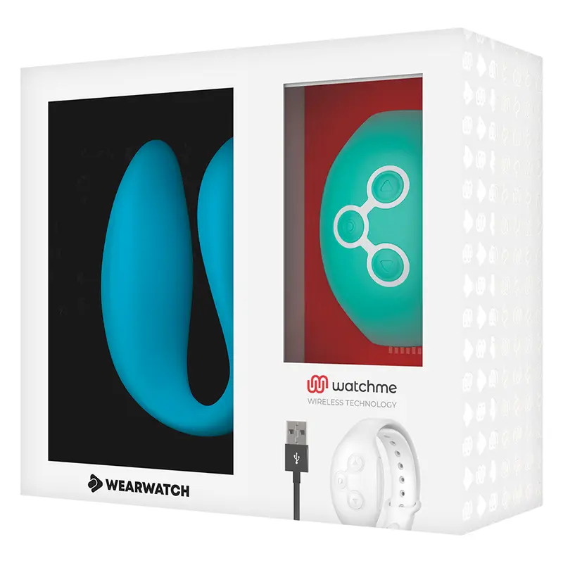 WEARWATCH - VIBRATORE WATCHME A DOPPIA TECNOLOGIA INDIGO/ACQUA DI MARE - immagine 7