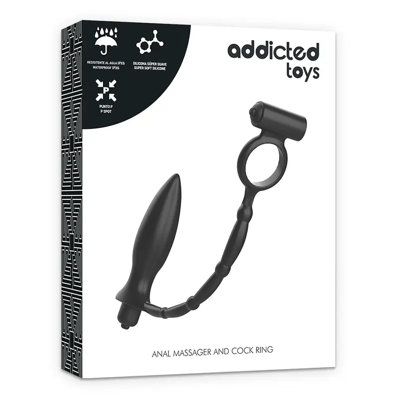 ADDICTED TOYS - PLUG ANALE CON ANELLO VIBRANTE - immagine 6