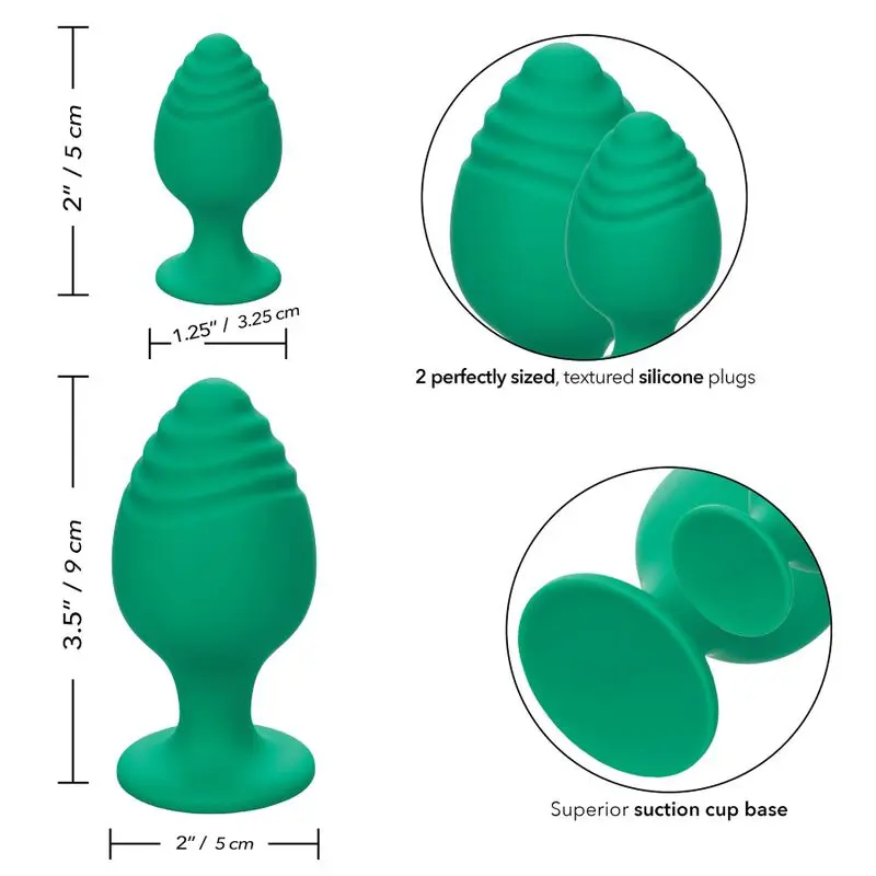 CALEXOTICS - BUTTPLUG CHEEKY VERDE - immagine 10