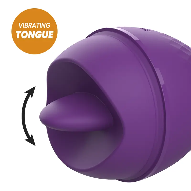 REWOLUTION - VIBRATORE REWOLINGO CON LINGUA - immagine 2