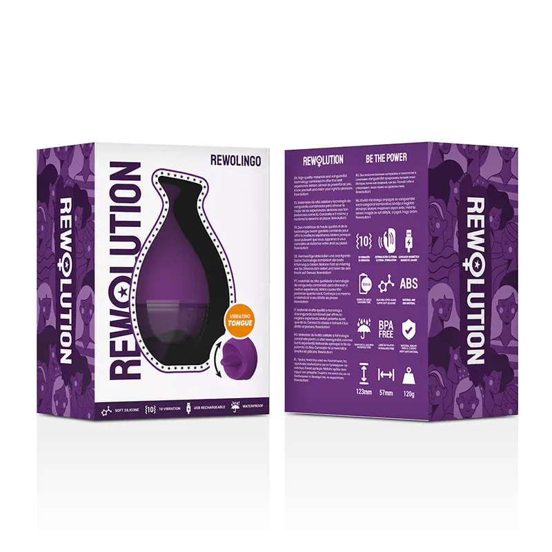 REWOLUTION - VIBRATORE REWOLINGO CON LINGUA - immagine 7