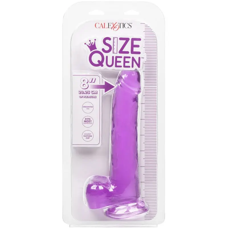CALEXOTICS - DILDO REGINA TAGLIA VIOLA 20.3 CM - immagine 7