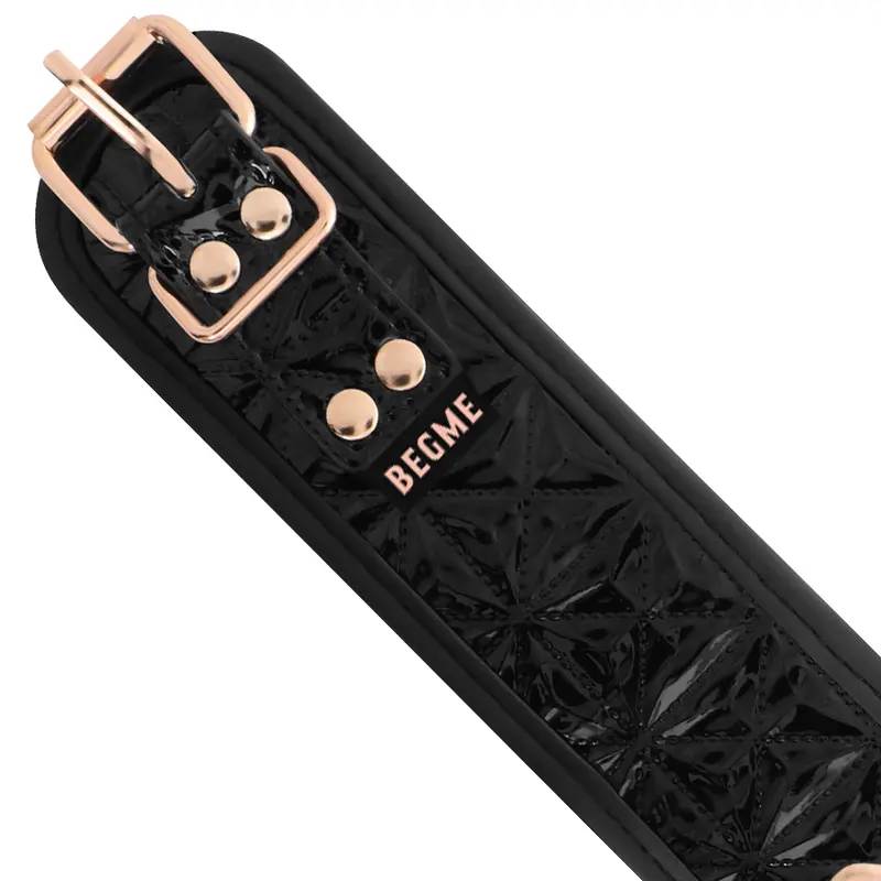 BEGME - BLACK EDITION PREMIUM COLLARE IN PELLE VEGANA - immagine 6