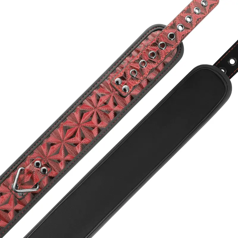 BEGME - COLLARE IN PELLE VEGANA PREMIUM RED EDITION CON FODERA IN NEOPRENE - immagine 4