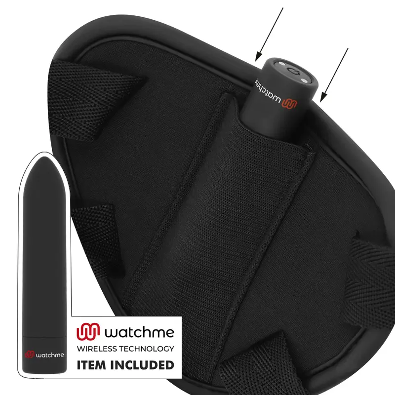 FETISH SUBMISSIVE CYBER STRAP - IMBRAGATURA CON DILDO E TELECOMANDO BULLET TECNOLOGIA WATCHME M - immagine 10