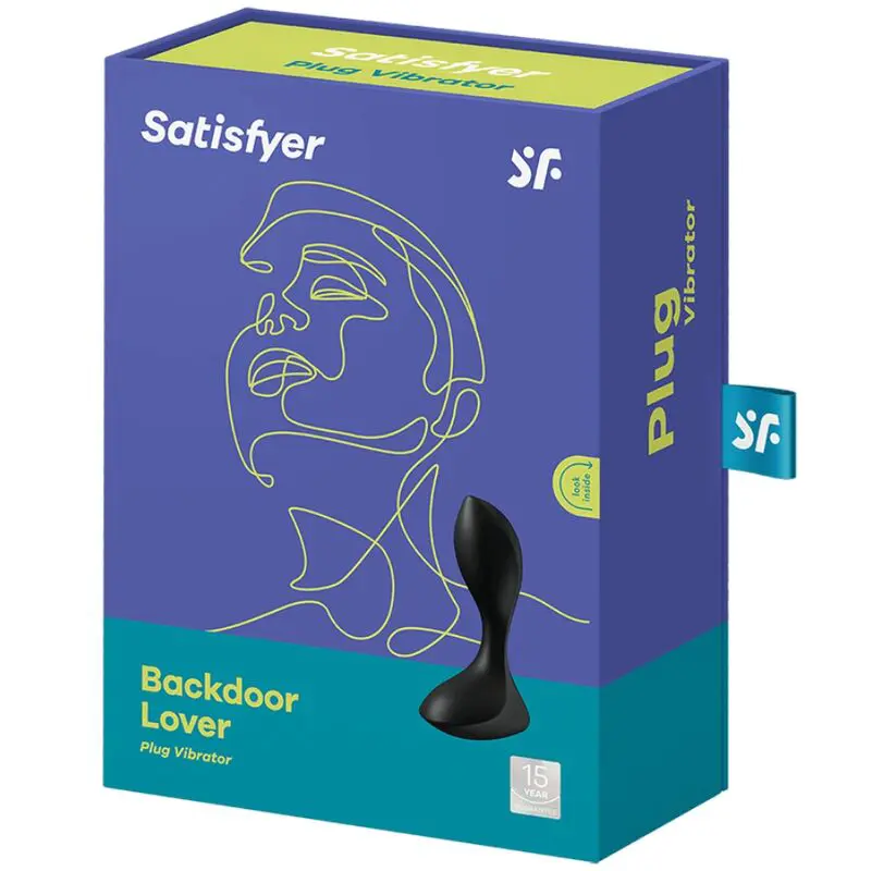 SATISFYER - SPINA VIBRANTE BACKDOOR LOVER NERO - immagine 4