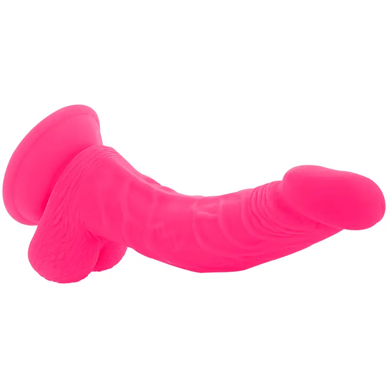 DIVERSIA - DILDO VIBRANTE FLESSIBILE ROSA 21.5 CM -O- 4.5 CM - immagine 7