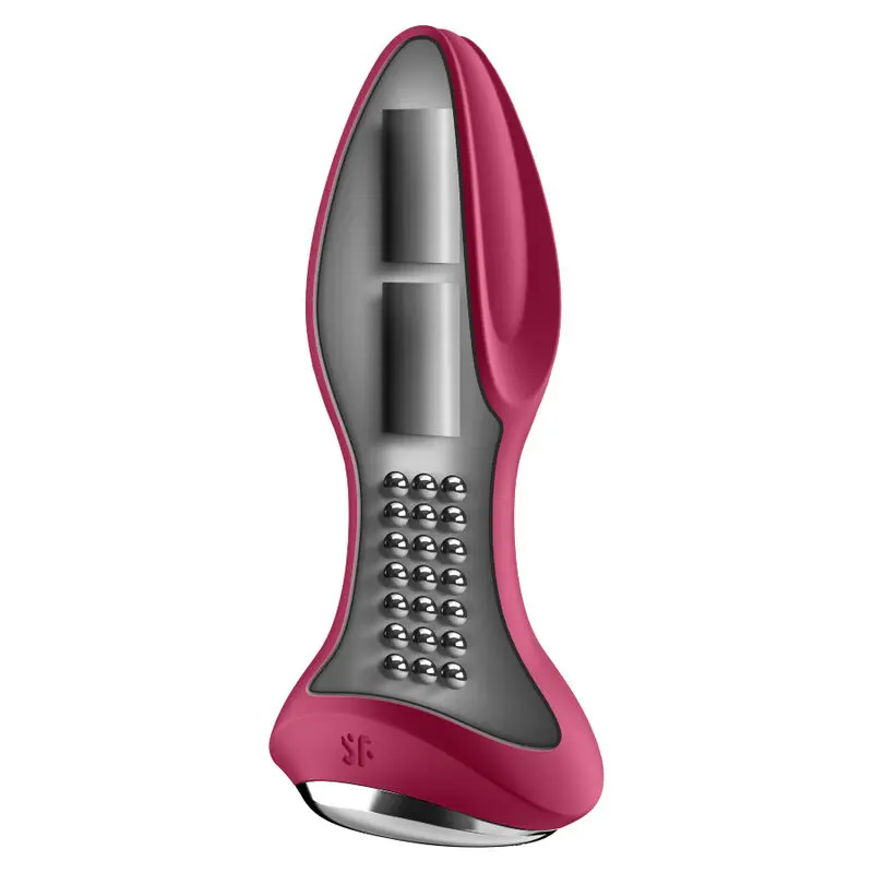 SATISFYER - ROTATOR PLUG 2+ APP VIBRANTE PLUG ROSSO - immagine 2