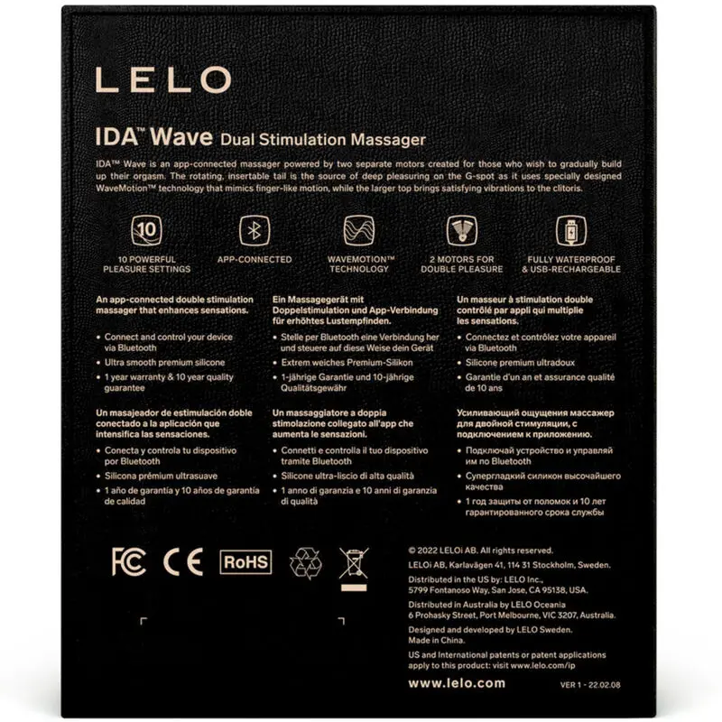 LELO - MASSAGGIATORE DI COPPIA IDA WAVE CORAL - immagine 5