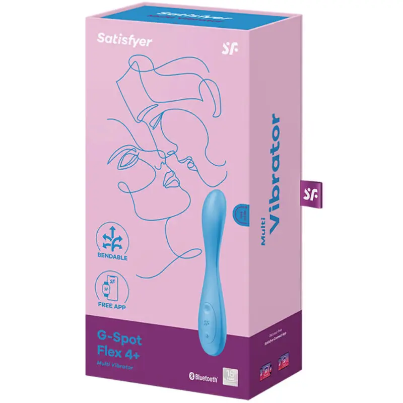 SATISFYER - APP MULTI VIBRATORE G-SPOT FLEX 4+ BLU - immagine 4