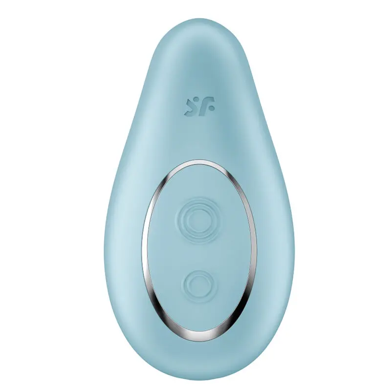 SATISFYER - VIBRATORE DA APPOGGIO DIPPING DELIGHT BLU - immagine 2