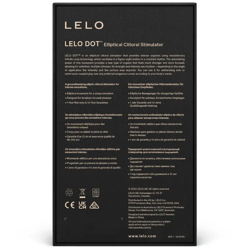 LELO - STIMOLATORE CLITORIDE DOT - ACQUA - immagine 3