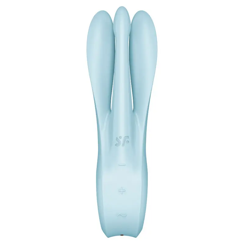 SATISFYER - THREESOME 1 VIBRATORE BLU - immagine 3