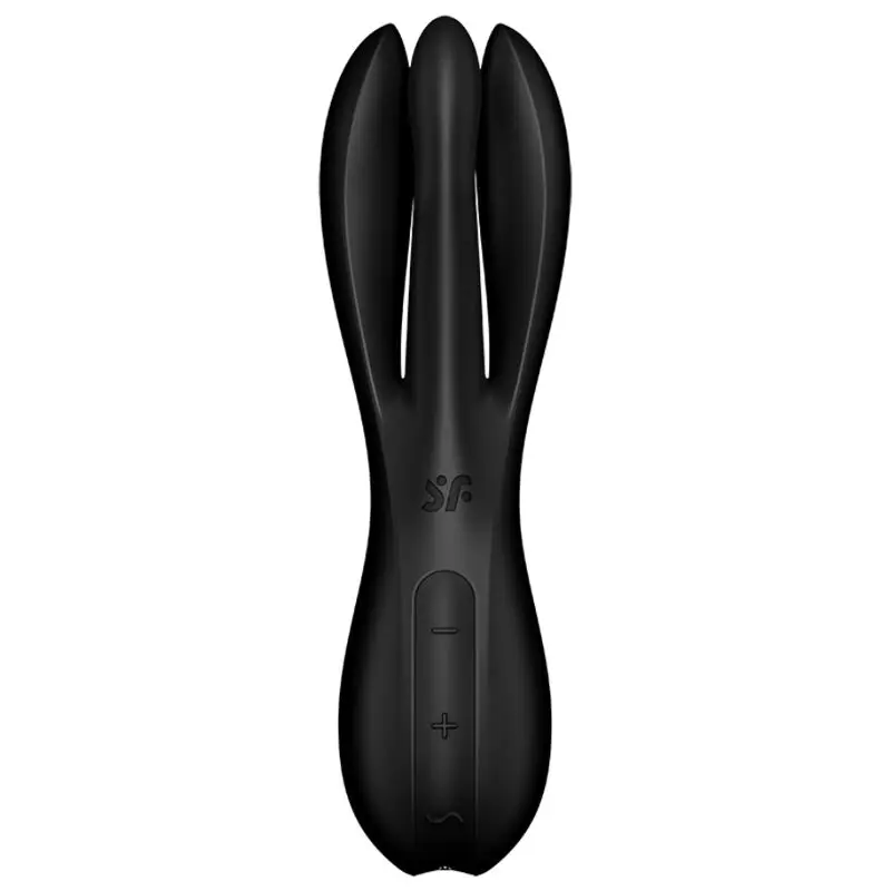SATISFYER - VIBRATORE THREESOME 2 NERO - immagine 2