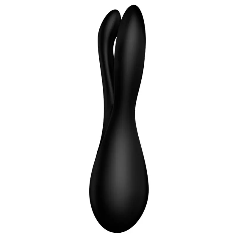 SATISFYER - VIBRATORE THREESOME 2 NERO - immagine 3
