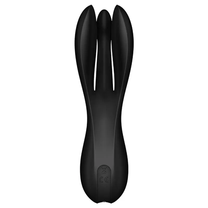 SATISFYER - VIBRATORE THREESOME 2 NERO - immagine 4