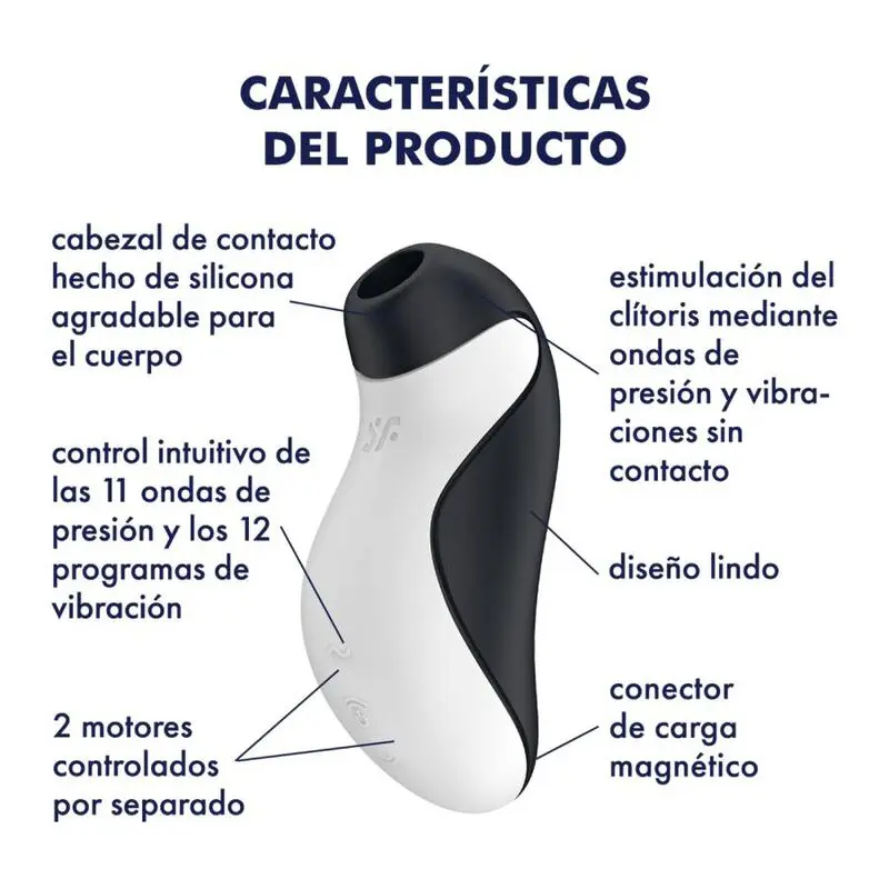 SATISFYER - STIMOLATORE ORCA AIR PULSE + VIBRAZIONE - immagine 14